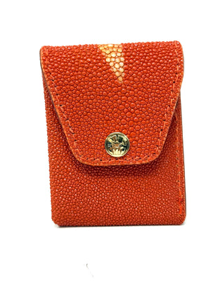 Sarasota Wallet - Blood Orange Stingray
