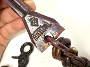 17” Hand Forged Copper RTANVIL Wallet Chain