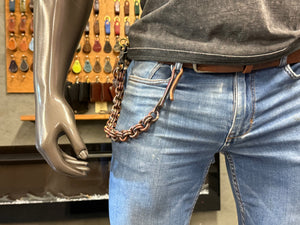 17” Hand Forged Copper RTANVIL Wallet Chain
