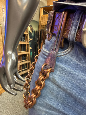 18” Hand Forged Copper RTANVIL Wallet Chain