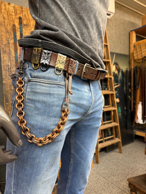 18” Hand Forged Copper RTANVIL Wallet Chain