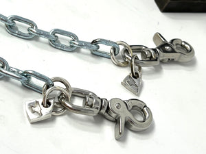 18” Silver Steel Custom Wallet Chain