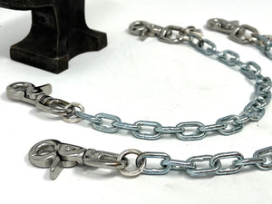 18” Silver Steel Custom Wallet Chain