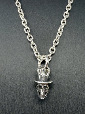 925 Silver Uncle Sam Skull Pendant