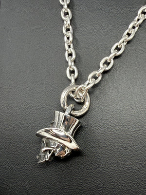 925 Silver Uncle Sam Skull Pendant