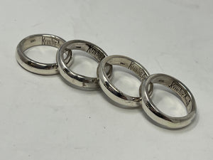 .999 Silver Anvil Posy Ring