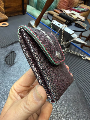 Sarasota Wallet - Metallic Pink Stingray