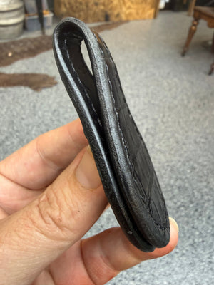 Anvil Cash Clamp Wallet: Black Alligator