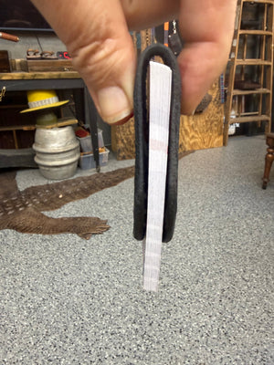 Anvil Cash Clamp Wallet: Black Alligator
