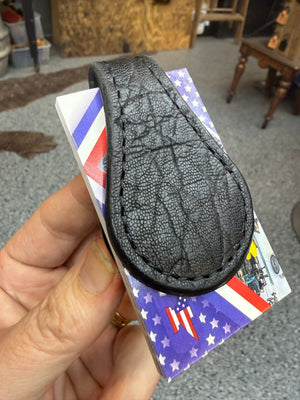 Anvil Cash Clamp Wallet: Black Elephant