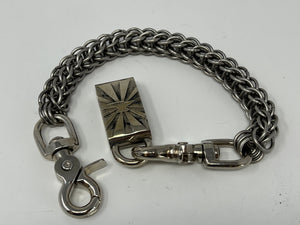 Anvil Signature Belt Charm Loop Wallet Chain Attachment - Bronze