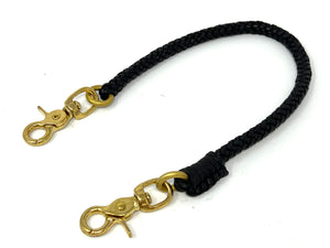 Braided Leather Wallet Chain - Anvil Customs