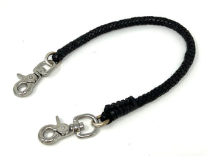 Braided Leather Wallet Chain - Anvil Customs