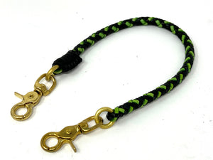 Braided Leather Wallet Chain - Anvil Customs