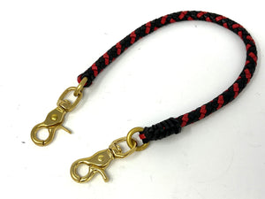 Braided Leather Wallet Chain - Anvil Customs