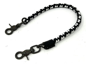 Braided Leather Wallet Chain - Anvil Customs