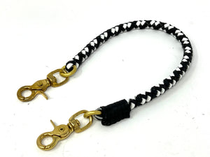 Braided Leather Wallet Chain - Anvil Customs