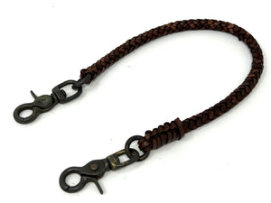 Braided Leather Wallet Chain - Anvil Customs