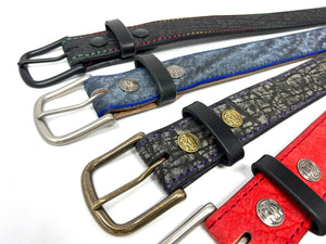 Custom Elephant Leather Belt