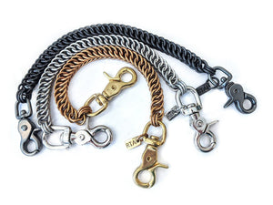 14 Inch Half Persian Chain Mail Wallet Chain - Anvil Customs