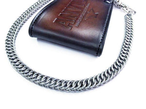 22 Inch Half Persian Chain Mail Wallet Chain - Anvil Customs