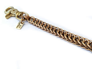 22 Inch Half Persian Chain Mail Wallet Chain - Anvil Customs
