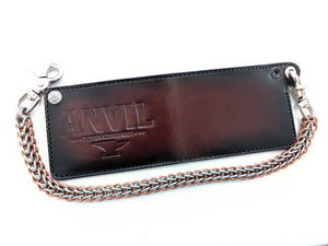 Bifold Leather Chain Wallet - Anvil Bold - Anvil Customs