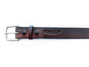 Build Your Own Leather Belt - Personalized Text - Anvil Customs