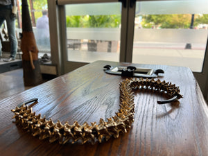 Copperhead Snake Vertebrae Bead for Paracord Lanyard