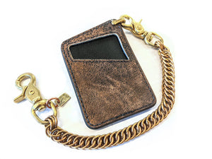 Minimalist Leather Chain Wallet - Fallout