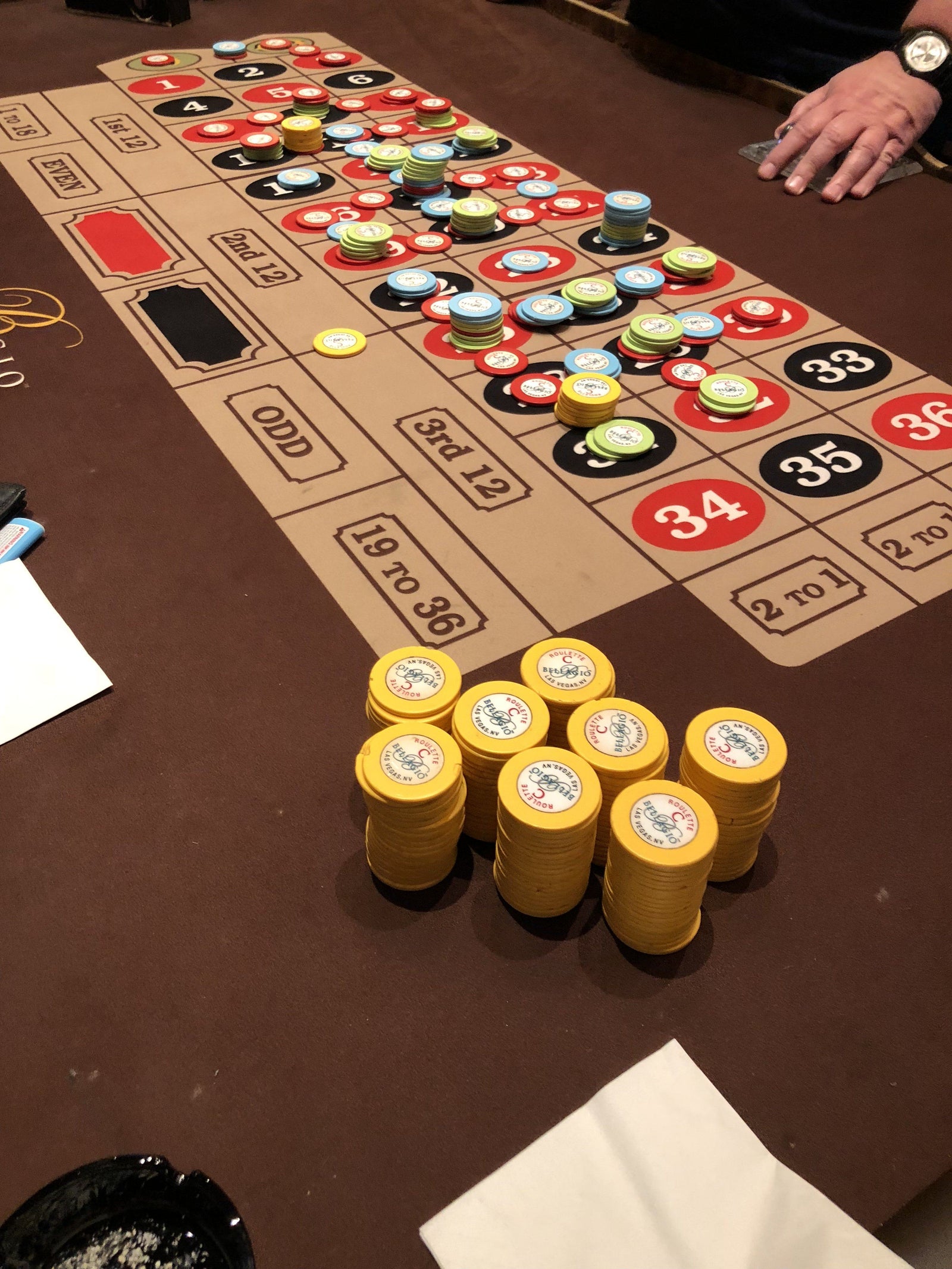 10th Annual RyanTheAnvil’s Bro Trip: Bellagio High Rollers Playing Roulette