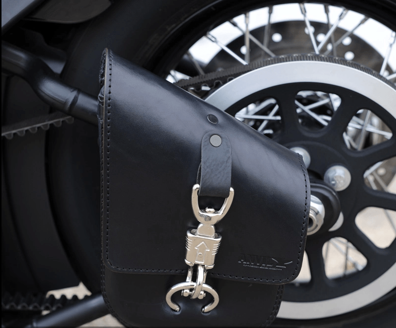 Anvil Leather Hardtail Sidebag for Brad's Harley Davidson