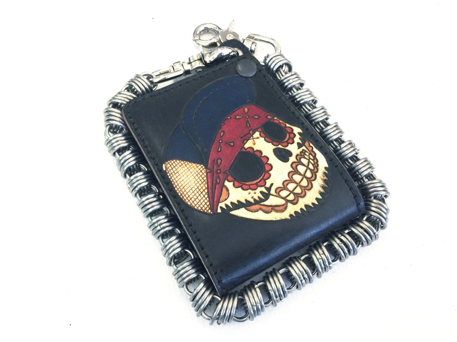 Christmas Gifts for men, Black Friday Specials, Leather Biker Wallets