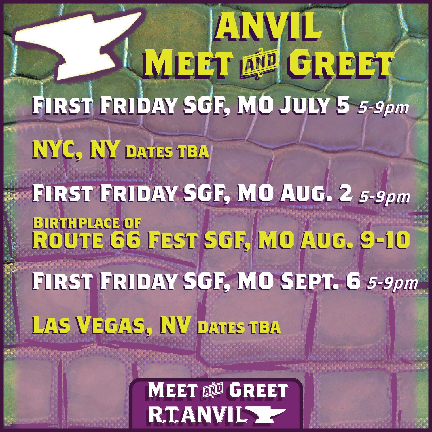 Meet and Greet RyanTheAnvil 2019!