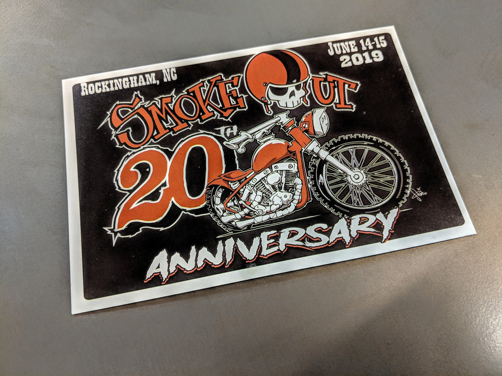 The Smoke Out Rally 20th Anniversary Anvil Customs