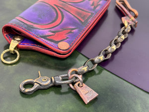 11” Hand Forged Copper & Wrought Wallet Chain by RTANVIL