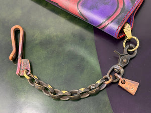 11” Hand Forged Copper & Wrought Wallet Chain by RTANVIL