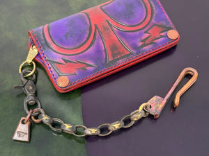 11” Hand Forged Copper & Wrought Wallet Chain by RTANVIL