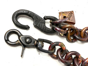 15” Hand Forged Copper & Wrought Wallet Chain by RTANVIL