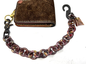 15” Hand Forged Copper & Wrought Wallet Chain by RTANVIL
