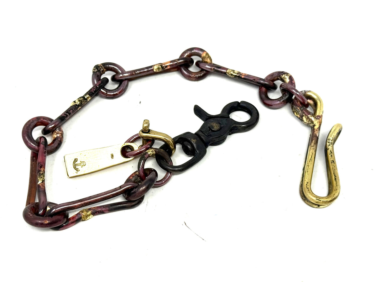 16” Hand Forged Copper RTANVIL Wallet Chain