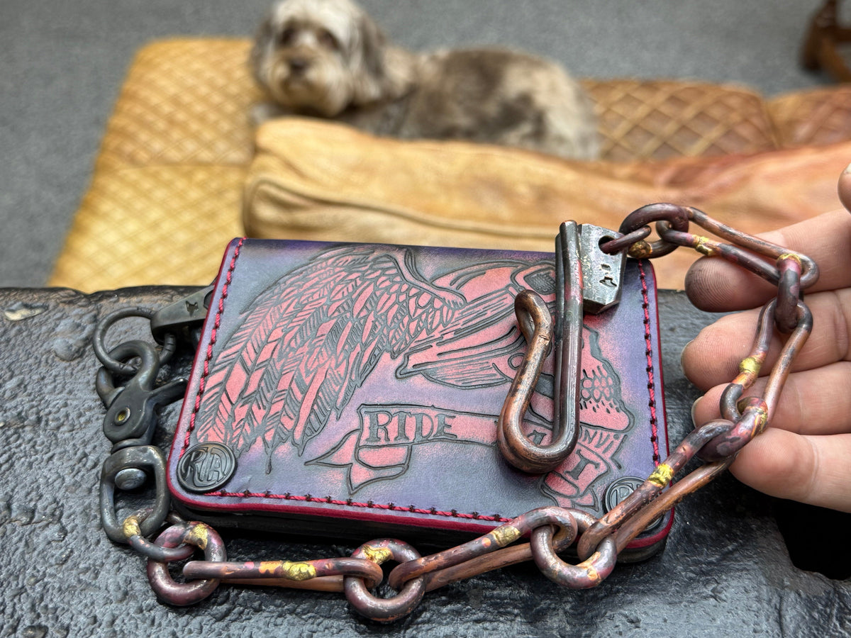 16” Hand Forged Copper RTANVIL Wallet Chain