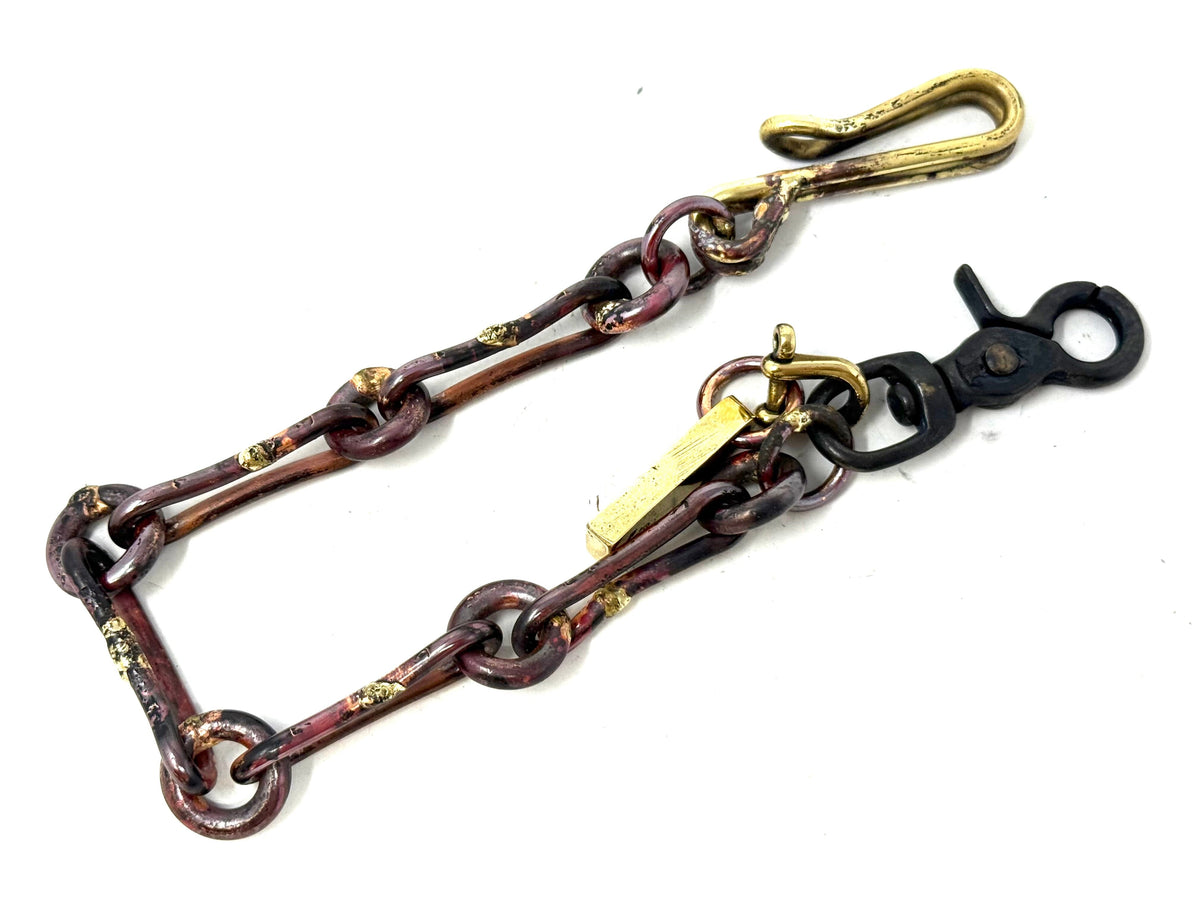 16” Hand Forged Copper RTANVIL Wallet Chain