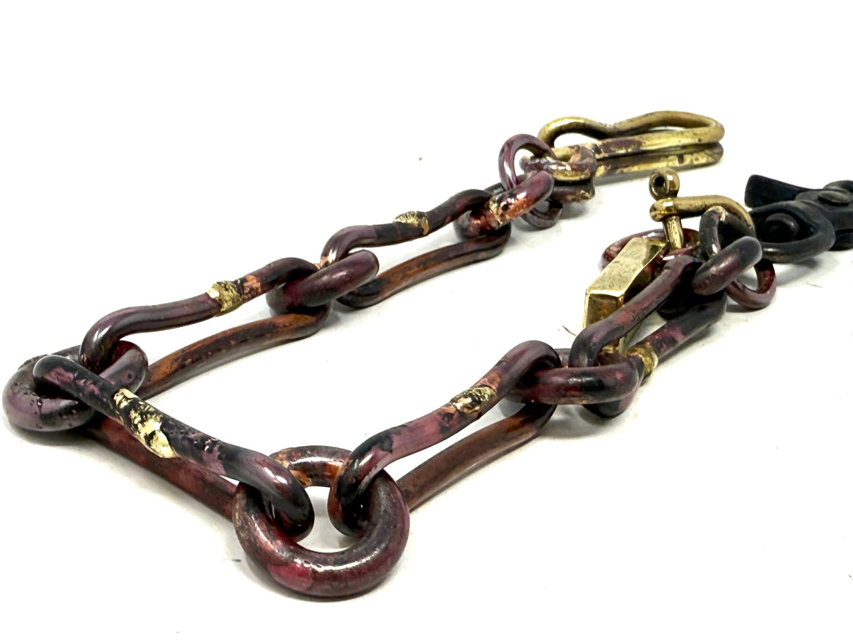 16” Hand Forged Copper RTANVIL Wallet Chain
