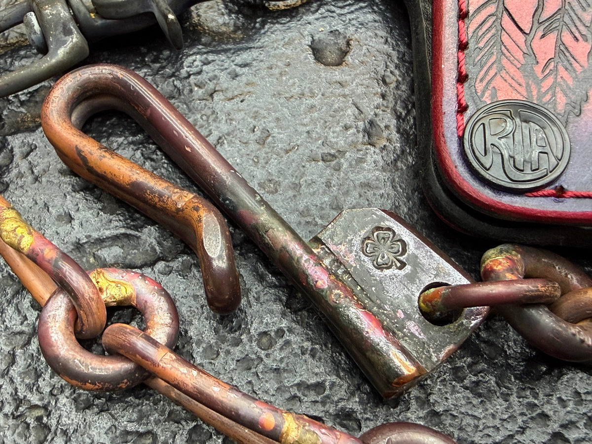 16” Hand Forged Copper RTANVIL Wallet Chain
