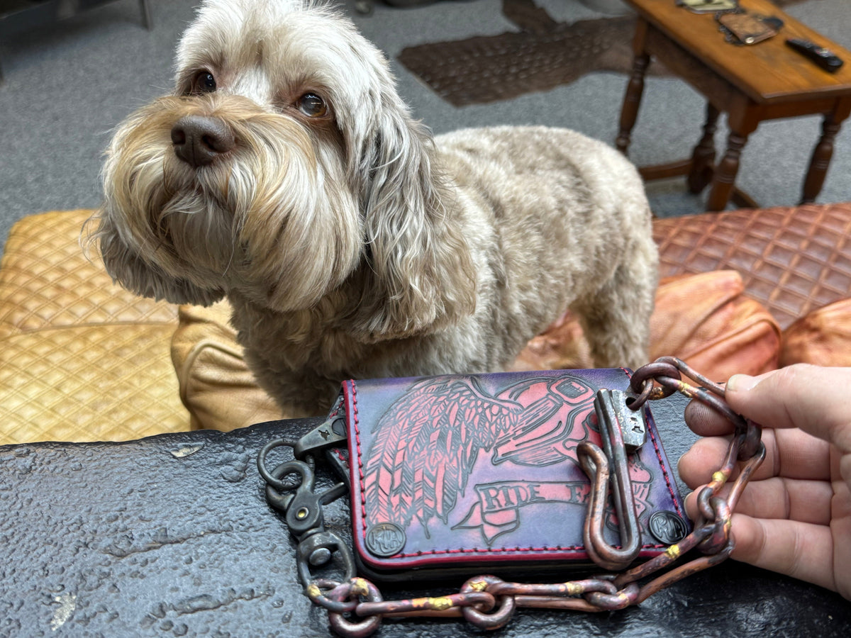 16” Hand Forged Copper RTANVIL Wallet Chain