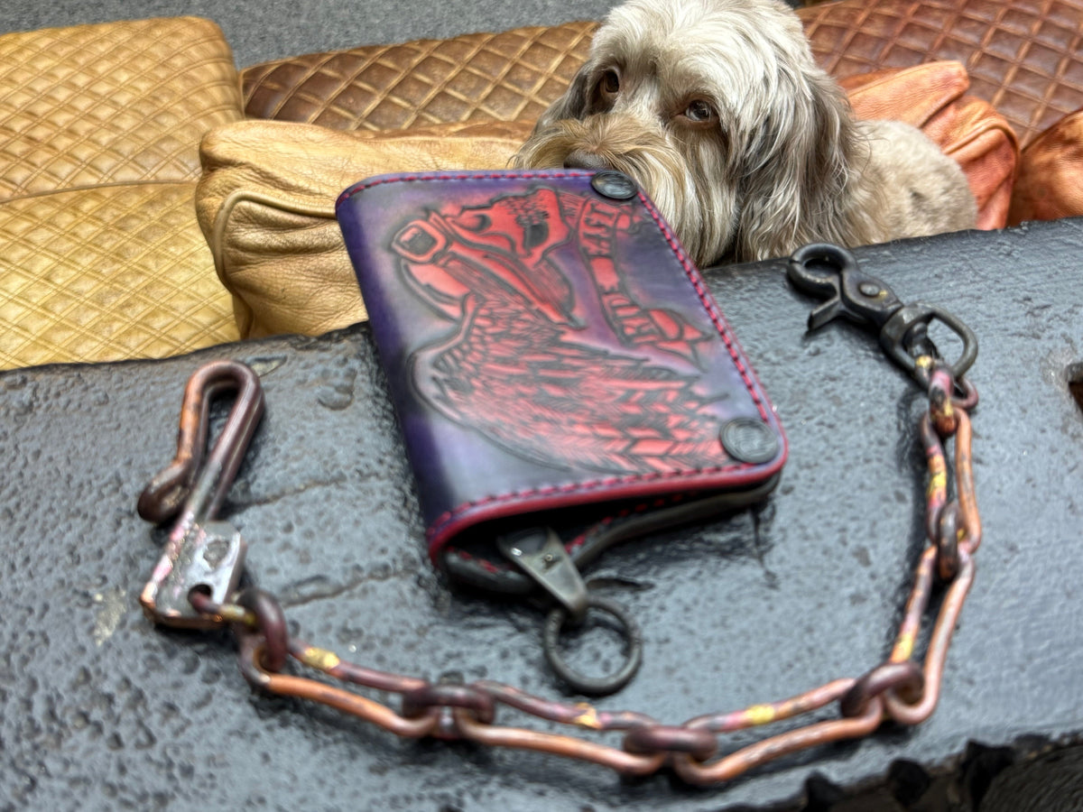 16” Hand Forged Copper RTANVIL Wallet Chain