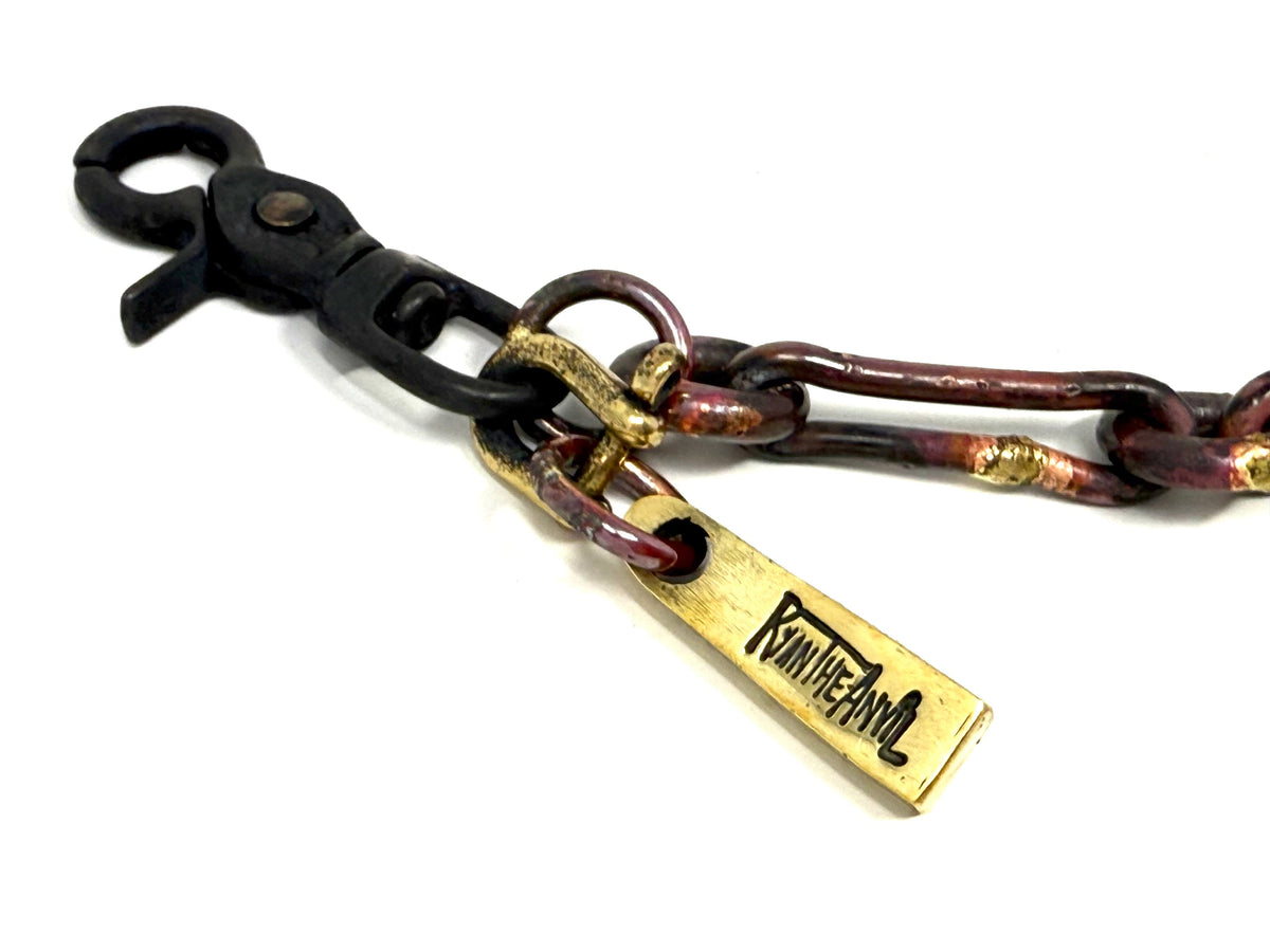 16” Hand Forged Copper RTANVIL Wallet Chain
