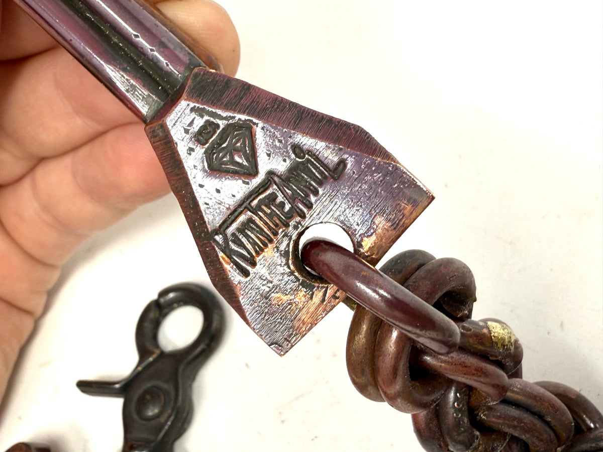 17” Hand Forged Copper RTANVIL Wallet Chain
