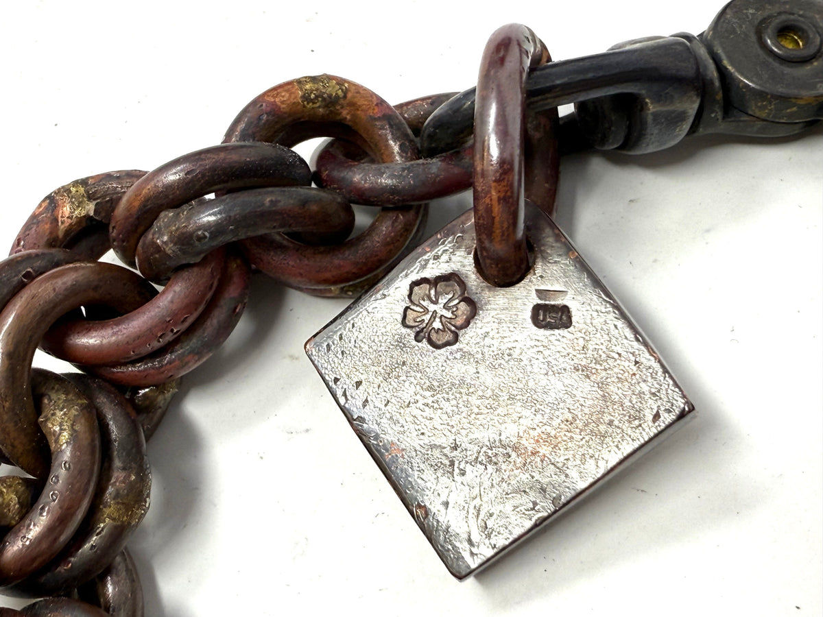 17” Hand Forged Copper RTANVIL Wallet Chain